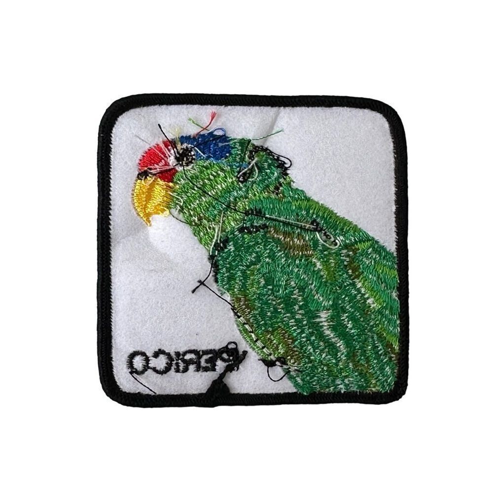 Perico Toucan Parrot Trucker Sew On Embroidered Patch - Picture 4 of 4